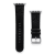 Gametime MLB Atlanta Braves Black Leather Apple Watch Band (42/44mm
S/M). Watch not included.