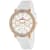 Seapro Women's Swell White Dial, Rose Bezel, White Silicone Watch