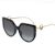Fendi Cat Eye Black Frame / Gray Gradient Lenses Sunglasses