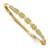 14K Yellow Gold Lab Grown Diamond VS/SI GH, Lab Created Yellow Sapphire
Bangle Bracelet 1.498ctw