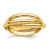 14K Yellow Gold Polished Rolling Ring