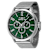 Invicta Specialty 44mm Quartz Stainless Steel Mesh Watch, Green Dial