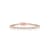 CZ Tennis Bracelet In 18K Rose Gold Over Sterling Silver