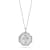 Sterling Statements Rhodium Over Sterling Silver CZ Octagon Cross Necklace