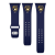 Gametime MLB Milwaukee Brewers Navy Silicone Apple Watch Band (42/44mm
M/L). Watch not included.