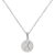 Initial X Charm Pendant Necklace In Silver-Tone