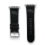 Gametime Denver Broncos Leather Band fits Apple Watch (42/44mm S/M
Black). Watch not included.
