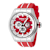Invicta Speedway 48mm Red, White Dial Silicone Band Quartz Watch