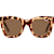 Quay After Hours Tortoise Square Frame / Brown Polarized Lenses Sunglasses