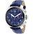 Christian Van Sant Men's Grand Python Blue Dial, Blue Leather Strap Watch