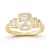 Rachel Zoe Bezel Set CZ Ring in 14K Gold Over Sterling Silver