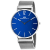 Oceanaut Men's Magnete Blue Dial, Stainless Steel mesh Watch