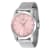 Invicta Celestial 43mm Pink Dial Stainless Steel Band Quartz Watch