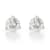 Certified White Lab-Grown Diamond H-I SI 14k White Gold Martini Stud
Earrings 0.75ctw