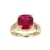 Lab Created Ruby And White Cubic Zirconia 18k Yellow Gold Over Silver
July Birthstone Ring 4.42ctw