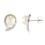 7-8mm Round Akoya Pearl 14K White Gold Stud Earrings