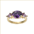 Purple Cubic Zirconia 18k Yellow Gold Over Sterling Silver February
Birthstone Ring 5.55ctw