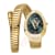 Christian Van Sant Women's Naga Green Dial, Yellow Stainless Steel Watch