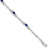 Rhodium Over 10k White Gold Diamond and Sapphire Bracelet