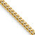 14k Yellow Gold 3.5mm Solid Miami Cuban 20 Inch Chain