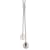 7-8mm White Gray Cultured Freshwater Pearl Sterling Silver Necklace
