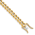 10k Yellow Gold and 10k White Gold 7mm Hand-polished Traditional Link Bracelet