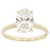 Lab-Grown Diamond Oval Solitaire Ring In 14K Gold 2.00ct