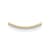 14K Yellow Gold 3.2mm Domed 18-inch Omega Necklace