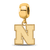 14K Yellow Gold Over Sterling Silver LogoArt University of Nebraska
Small Dangle Bead