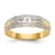 14K Yellow Gold AA Quality Mens Wedding Band