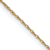 14k Yellow Gold 0.5mm Solid Cable 20 Inch Chain