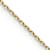 10k Yellow Gold 0.8mm Diamond-Cut Cable 16 Inch Chain