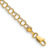 10k Yellow Gold 4mm Double Link Charm Bracelet