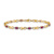 10k Yellow Gold, Rhodium Over 10k Yellow Gold Diamond, Composite Oval
Ruby Bracelet