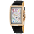 Christian Van Sant Men's Prodigy White Dial, Multi-color Accents, Rose
Dial, Black Leather Watch