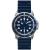 Armani Exchange Men's Classic Blue Dial, Blue Rubber Strap Watch