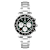 Duxot Accelero Green Dial Black Bezel White Stainless Steel Band
Chronograph Watch
