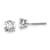 Rhodium Over 14K Gold Certified Lab Grown Diamond 1 1/2ct. VS/SI GH+,
Screw Back Earrings