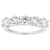 Lab-Grown Diamond Five-Stone Band Ring In 14K White Gold 2.00ctw
