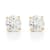 Certified White Lab-Grown Diamond H-I SI 14k Yellow Gold Stud Earrings 1.00ctw