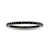 0.50ctw Black Diamond Eternity Band in 14k Gold Black Rhodium