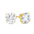 Lab Grown White Diamond 14K Yellow Gold Stud Earrings VS1 Clarity E
Color, IGI Certified 2ctw