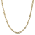14K Yellow Gold 4mm Flat Figaro Chain Necklace