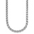 Rhodium Over Sterling Silver 6.0mm Wheat 20 Inch Chain