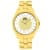 Jivago Women's Fun Yellow Dial, Yellow tone Stainless Steel Watch