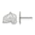 Rhodium Over Sterling Silver NHL Colorado Avalanche LogoArt Extra Small
Post Earrings