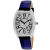 Christian Van Sant Women's Elegant White Dial, Blue Leather Strap Watch
