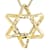Star Of David Pendant Necklace In 14K Gold Over Sterling Silver
