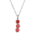 Red Cubic Zirconia Platinum Over Sterling Silver January Birthstone
Pendant 7.32ctw
