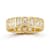 Rachel Zoe Radiant-Cut CZ Bezel Set Eternity Band Ring in 14K Gold Over
Sterling Silver